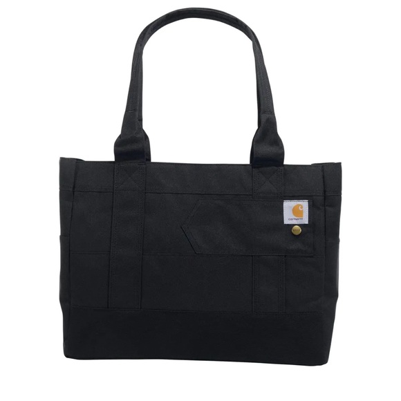 Carhartt Rain Defender Horizontal Zip Tote - Black 16”w X 13”h X 7”d CB0379 - Picture 2 of 9